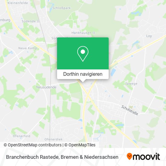 Branchenbuch Rastede Karte