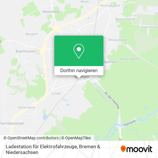 Ladestation für Elektrofahrzeuge Karte