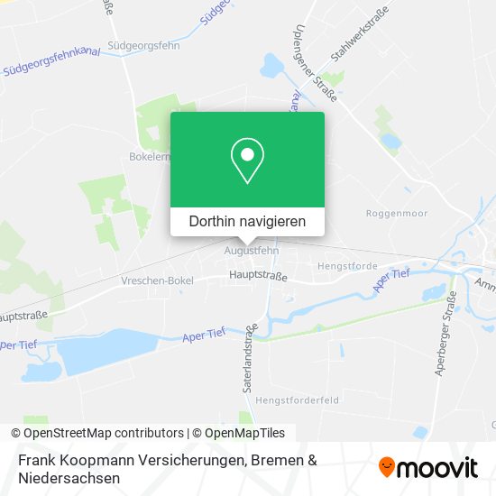 Frank Koopmann Versicherungen Karte