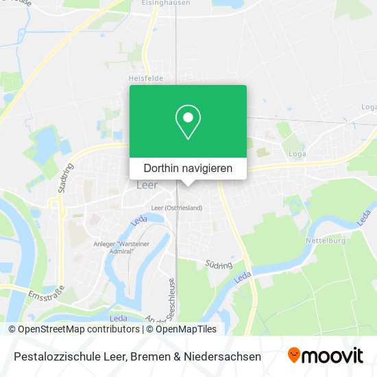 Pestalozzischule Leer Karte