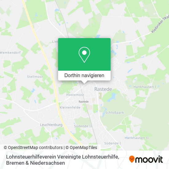 Lohnsteuerhilfeverein Vereinigte Lohnsteuerhilfe Karte