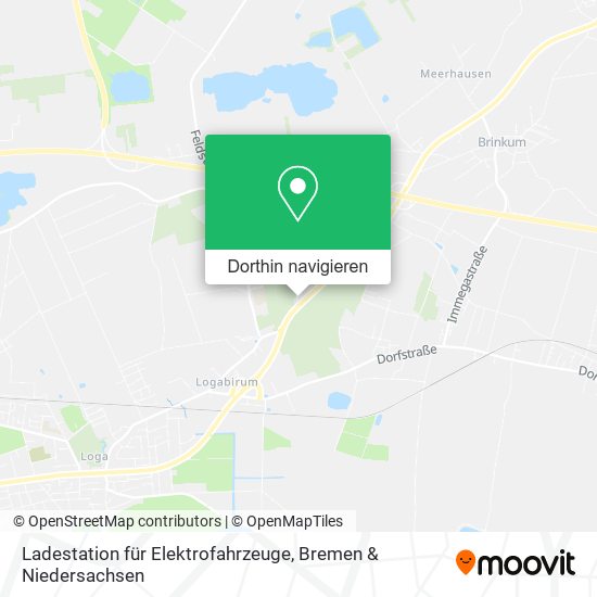 Ladestation für Elektrofahrzeuge Karte