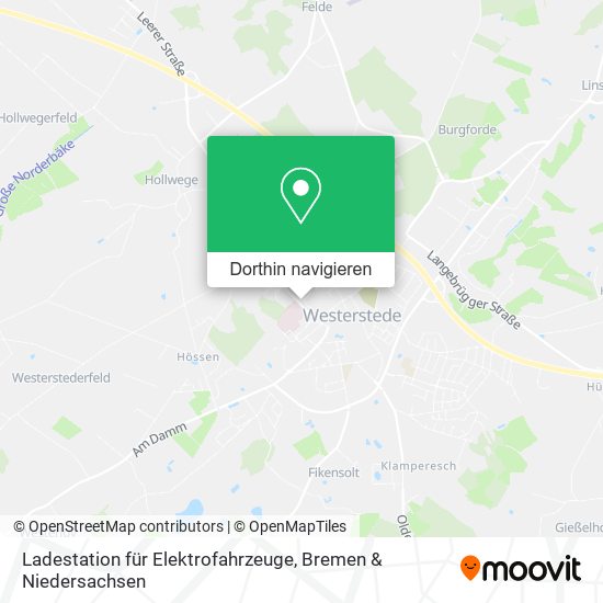 Ladestation für Elektrofahrzeuge Karte