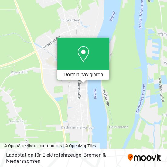 Ladestation für Elektrofahrzeuge Karte