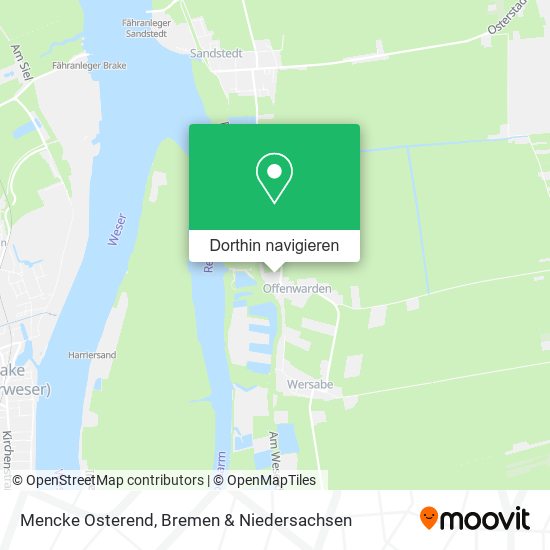 Mencke Osterend Karte