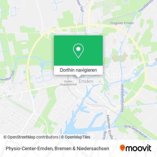 Physio-Center-Emden Karte