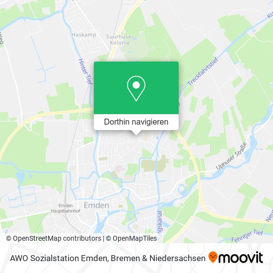 AWO Sozialstation Emden Karte