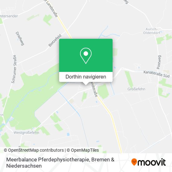 Meerbalance Pferdephysiotherapie Karte