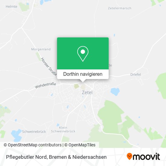 Pflegebutler Nord Karte