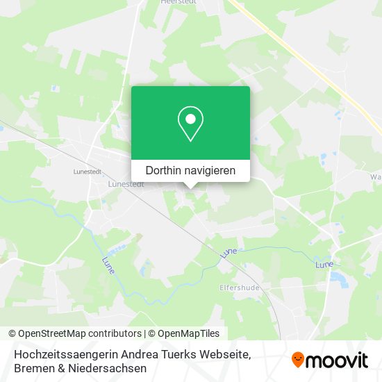 Hochzeitssaengerin Andrea Tuerks Webseite Karte