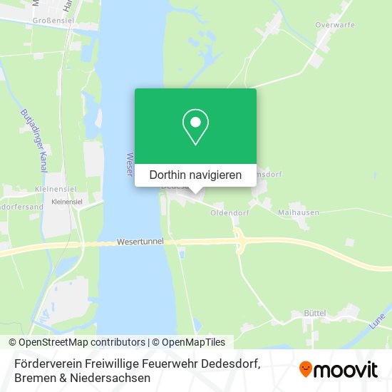 Förderverein Freiwillige Feuerwehr Dedesdorf Karte