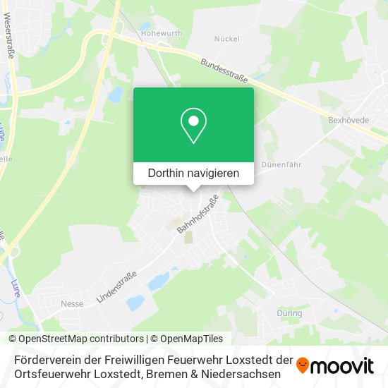 Förderverein der Freiwilligen Feuerwehr Loxstedt der Ortsfeuerwehr Loxstedt Karte