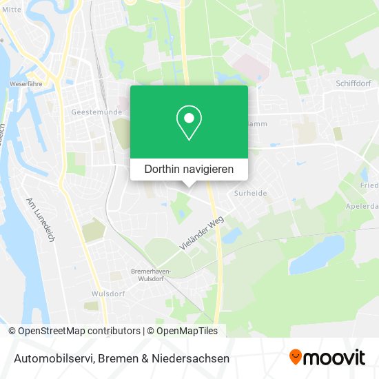 Automobilservi Karte