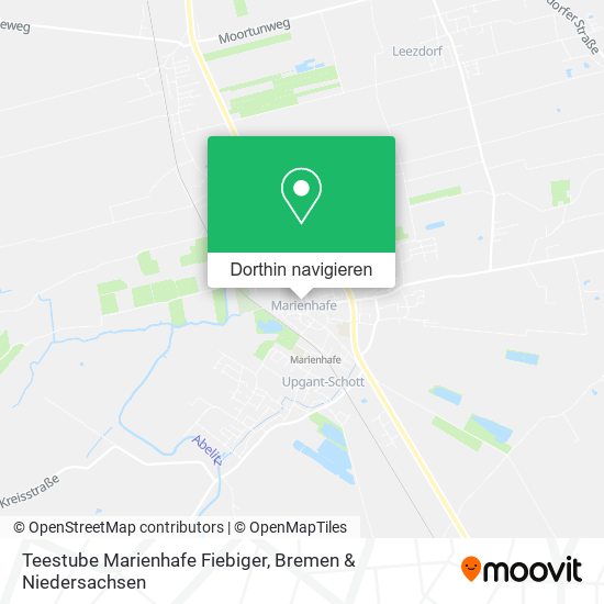 Teestube Marienhafe Fiebiger Karte