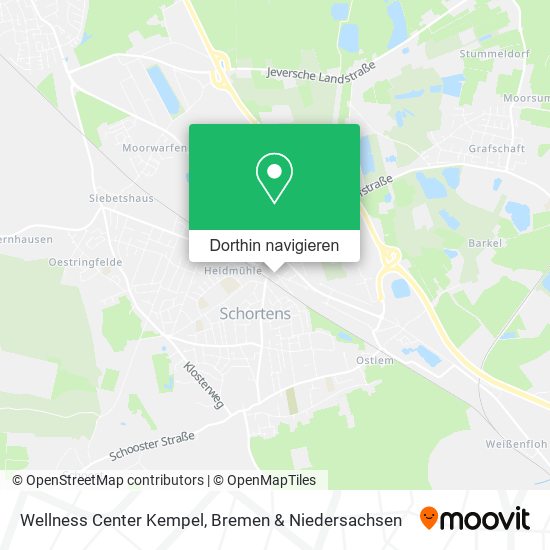 Wellness Center Kempel Karte