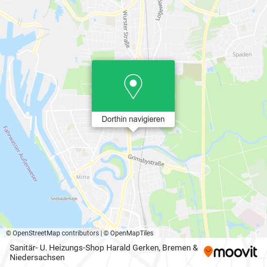 Sanitär- U. Heizungs-Shop Harald Gerken Karte