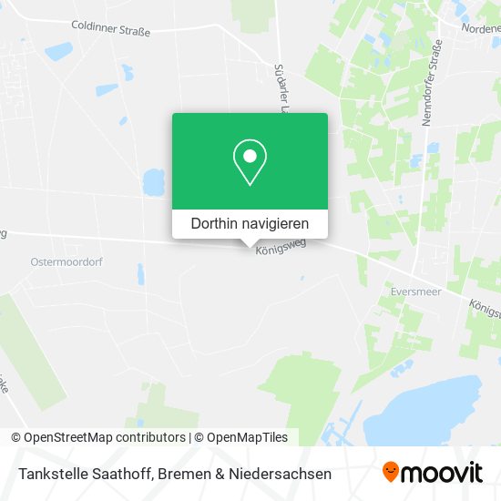 Tankstelle Saathoff Karte