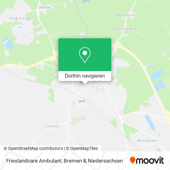 Frieslandcare Ambulant Karte