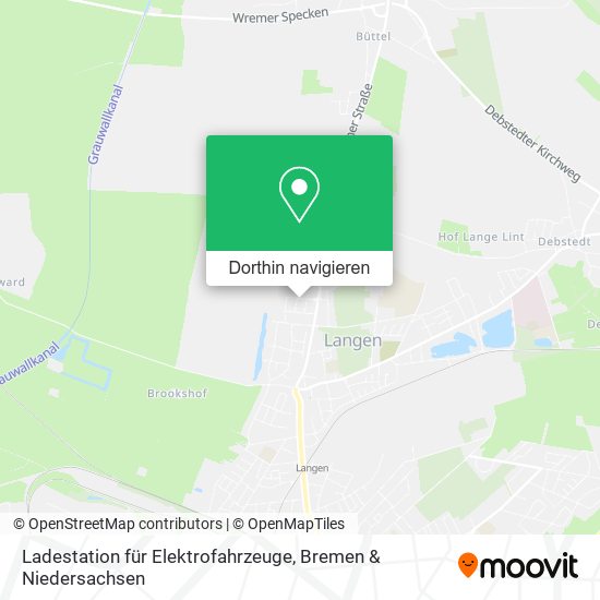 Ladestation für Elektrofahrzeuge Karte