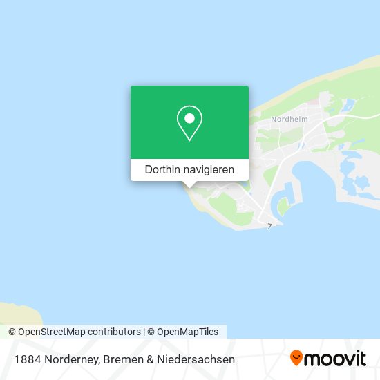 1884 Norderney Karte