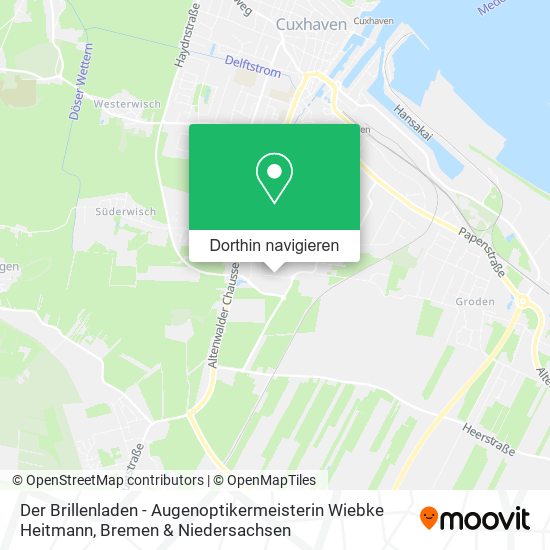 Der Brillenladen - Augenoptikermeisterin Wiebke Heitmann Karte