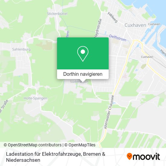Ladestation für Elektrofahrzeuge Karte