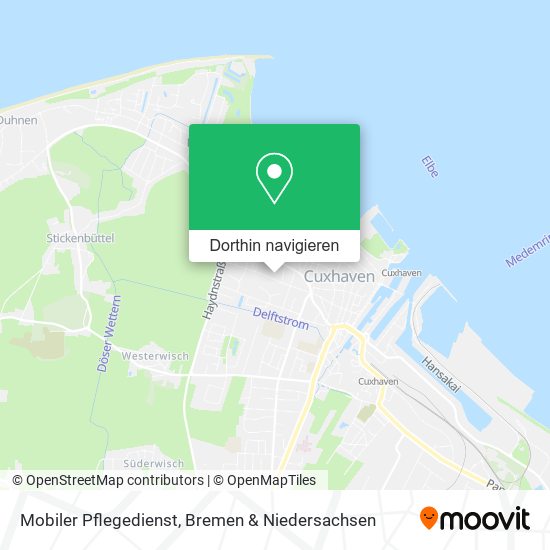 Mobiler Pflegedienst Karte
