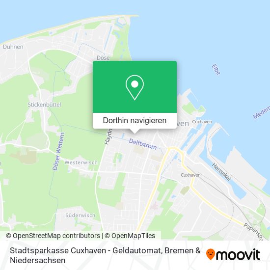 Stadtsparkasse Cuxhaven - Geldautomat Karte