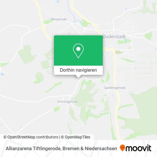Allianzarena Tiftlingerode Karte