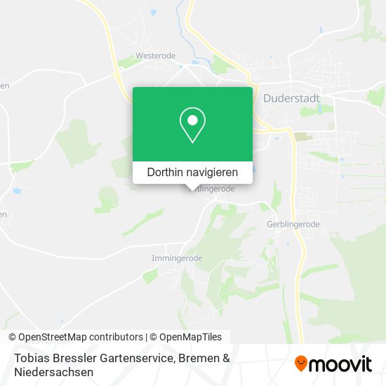 Tobias Bressler Gartenservice Karte