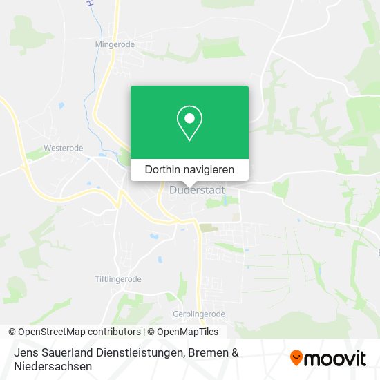 Jens Sauerland Dienstleistungen Karte