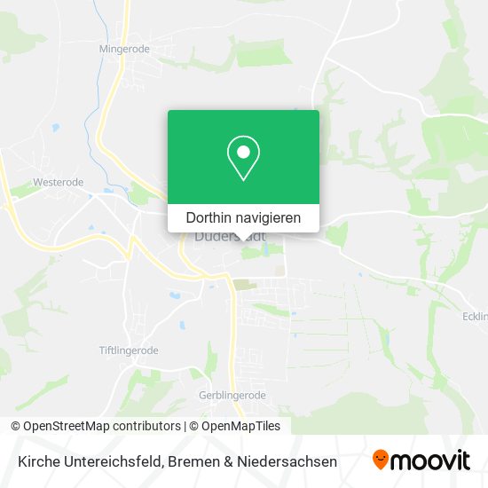 Kirche Untereichsfeld Karte