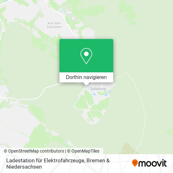 Ladestation für Elektrofahrzeuge Karte
