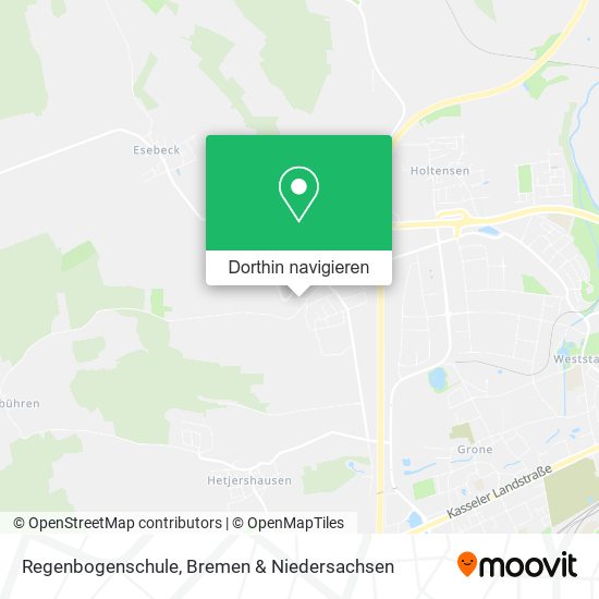 Regenbogenschule Karte