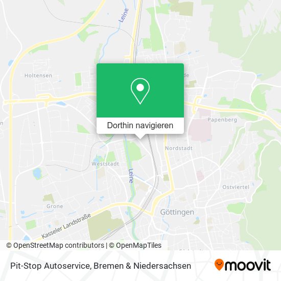 Pit-Stop Autoservice Karte
