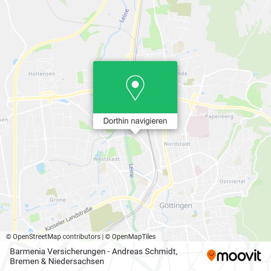 Barmenia Versicherungen - Andreas Schmidt Karte