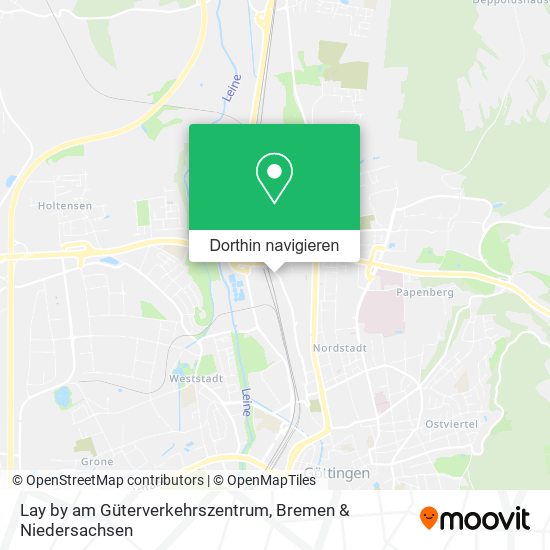 Lay by am Güterverkehrszentrum Karte