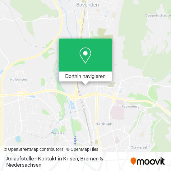 Anlaufstelle - Kontakt in Krisen Karte