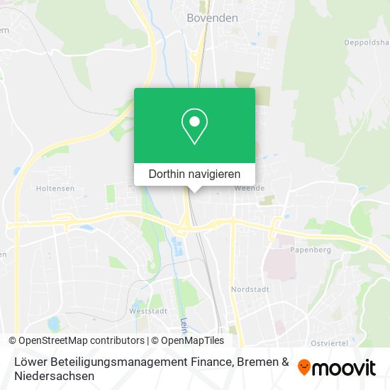 Löwer Beteiligungsmanagement Finance Karte