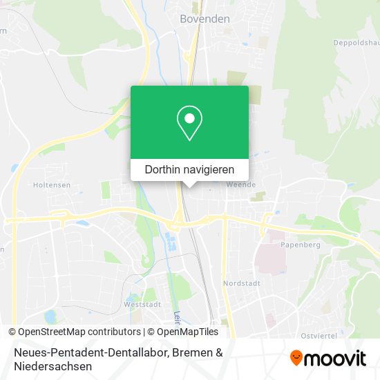 Neues-Pentadent-Dentallabor Karte