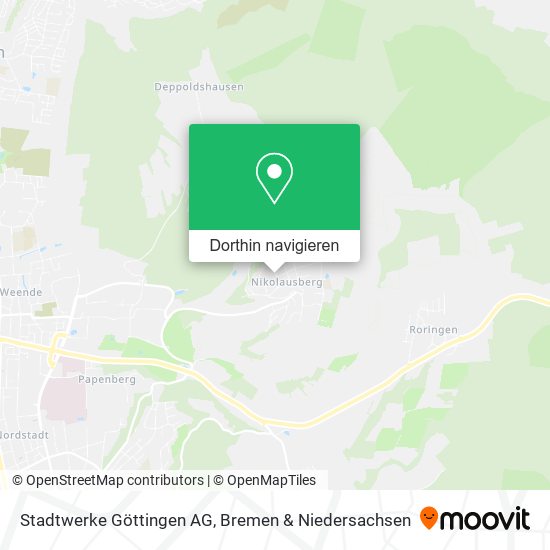 Stadtwerke Göttingen AG Karte