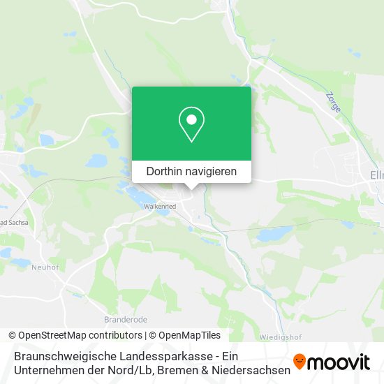 Braunschweigische Landessparkasse - Ein Unternehmen der Nord / Lb Karte