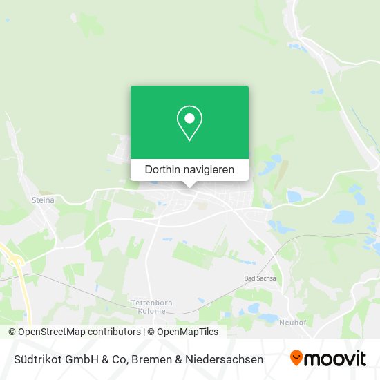 Südtrikot GmbH & Co Karte