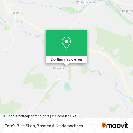 Toto's Bike Shop Karte