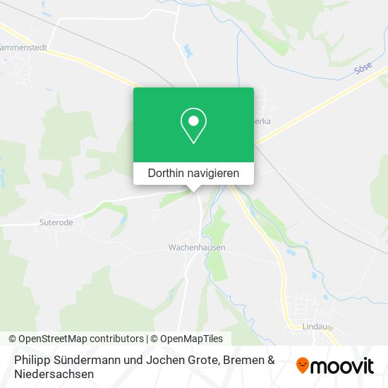 Philipp Sündermann und Jochen Grote Karte