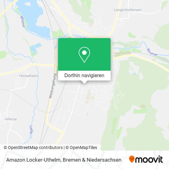 Amazon Locker-Uthelm Karte