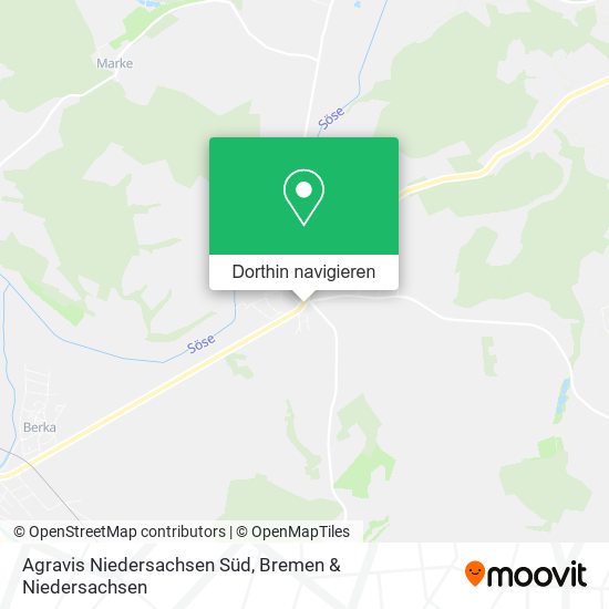Agravis Niedersachsen Süd Karte
