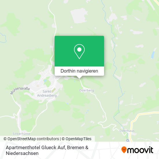 Apartmenthotel Glueck Auf Karte