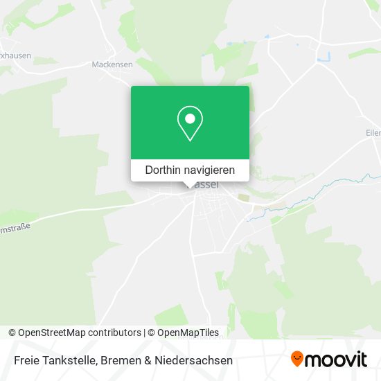 Freie Tankstelle Karte