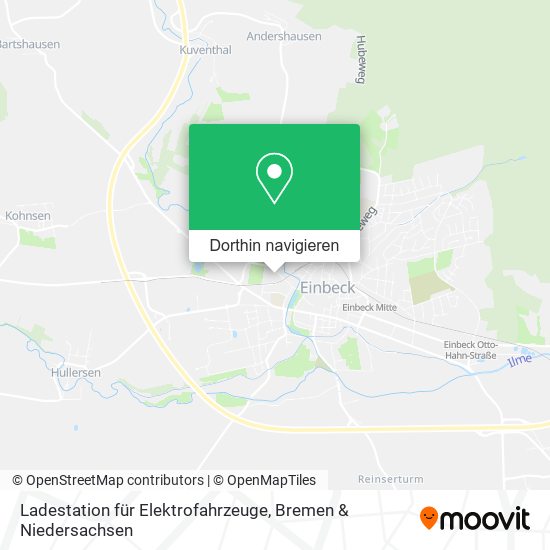 Ladestation für Elektrofahrzeuge Karte